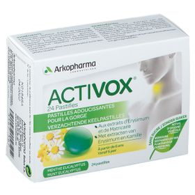 Activox Pastilles Munt-Eucalyptus Zonder Suiker