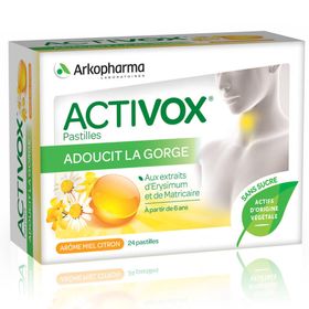 Activox Pastilles Honing - Citroen zonder Suiker