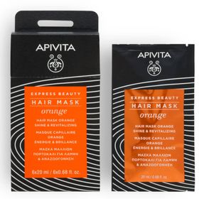 Apivita Express Beauty Glans & Revitaliserend Haarmasker Sinaasappel