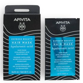 Apivita Express Beauty Hydraterend Haarmasker Hyaluronic Acid