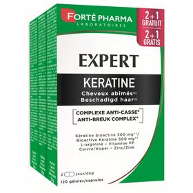 Forté Pharma Expert Keratine 2+1 GRATUIT