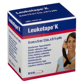 Leukotape K Zwart 5cm x 5m 7297823