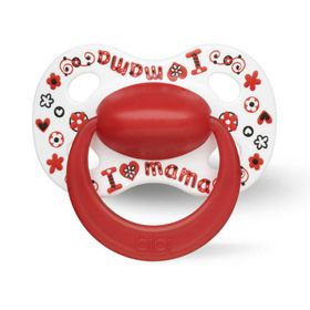 Bibi Fopspeen Happiness Natural I Love Mama - Papa is the Best 16 Maanden+