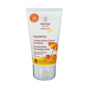 Weleda Baby & Kids Edelweiss Crème Solaire Peaux Sensibles SPF50