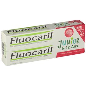 Fluocaril Dentifrice Junior Fruits Rouges Duo