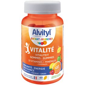 Alvityl® Vitalité Gommes | Vitamines B, C et D - Goût Fruité