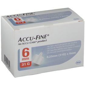 Accu Fine Naald 0.25x6 mm 31g