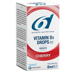 6D Sports Nutrition Vitamin D Drops Cherry