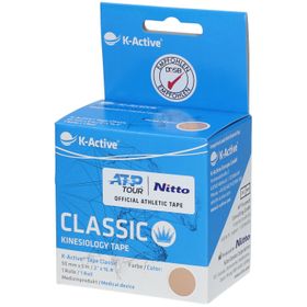 NAQI® K-Active Tape Classic 5 cm x 5 m Neutre