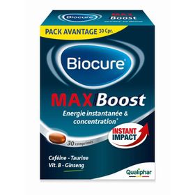 Biocure® MAX - Energie Instantanée, Concentration, Vitamine