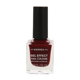 Korres KM Gel Effect Nail 57 Burgundy Red