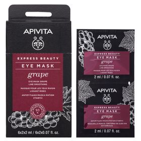 Apivita Beauty Express Anti-Rimpel Oogmasker met Druif