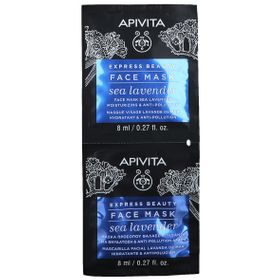 Apivita Express Beauty Face Mask Sea Lavender Moisturizing & Anti-Pollution