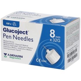 Aiguilles à Stylos Glucoject 8mm 32g 48311