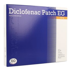 Diclofenac Patch EG 140 mg | Ontsteking van de Spieren en van de Gewrichten | Lokale behandeling van Pijn