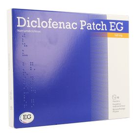 Diclofenac Patch EG 140 mg | Inflammation des Muscles et des Articulations | Traitement Local de la Douleur