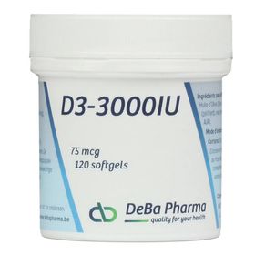 DeBa Pharma Vitamine D3-3000 IU 75mcg