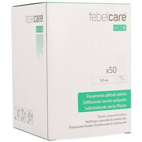 Febelcare MED6 Zelfklevend Steriel Verband 7x5cm