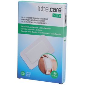 Febelcare MED6 Pansement Adhésif Stérile 15x9cm