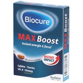 Biocure®  MAX - Energie Instantanée, Concentration, Vitamine