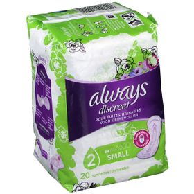 Always Discreet Serviettes pour Fuites Urinaires Small