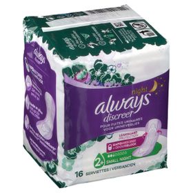 Always Discreet Serviettes pour Fuites Urinaires Small Plus