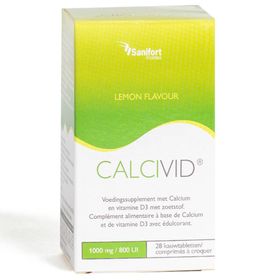 Calcivid 1000mg/800ie Lemon Comprimés à Croquer