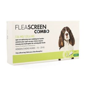Fleascreen Combo 134mg/120,6mg Spot On Chien