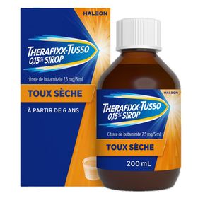 Therafixx-Tusso 0,15% Sirop - Toux Sèche