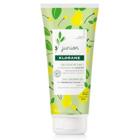 Klorane Junior Gel Douche 2-en-1 Poire Nouvelle Formule