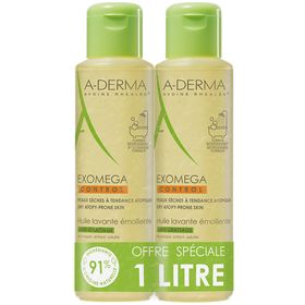 A-Derma Exomega Control Emolliërende Reinigingsolie DUO
