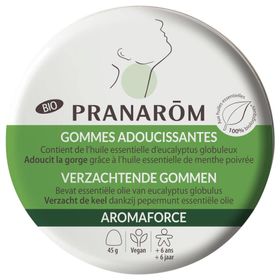 Pranarôm Aromaforce Bio Gommes Adoucissantes Eucalyptus