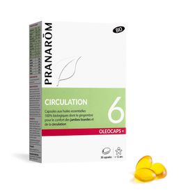 Pranarôm Oléocaps+ 6 Circulation Bio
