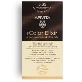 Apivita My Color Elixir Kit 5.35 Light Brown Gold Mahogany