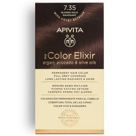 Apivita My Color Elixir Kit 7.35 Blonde Gold Mahogany