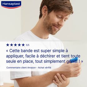 Hansaplast Bande Auto-Adhésive pour les Doigts 5 m x 2,5 cm