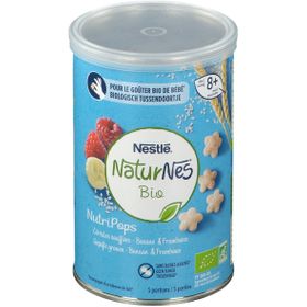 Nestlé NaturNes Bio NutriPops Céréales Souffléées - Banane & Framboise