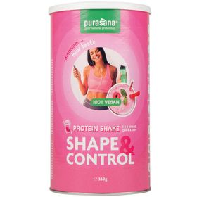 Purasana® Shape & Control Vegan Protein Shake Aardbei-Framboos