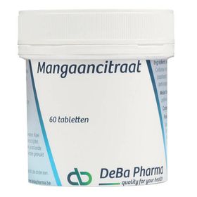 DeBa Pharma Citrate Manganèse