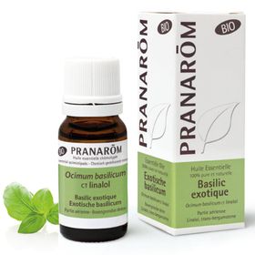 Pranarôm Huile Essentielle Basilic Exotique-Linanol Bio