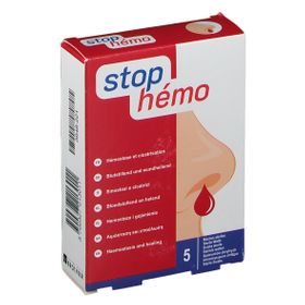 Stop Hémo Steriele Watten 5x4cm