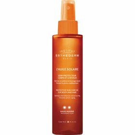Institut Esthederm l'Huile Solaire Protective Sun Care Oil for Body & Hair Moderate Sun