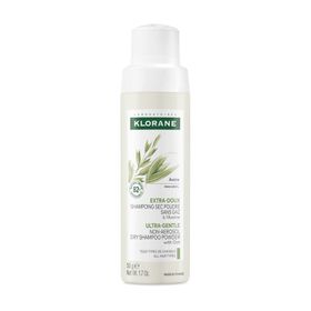 Klorane Lait d'Avoine Rotopoudre Shampooing sec Extra-doux sans gaz | Tous types de cheveux