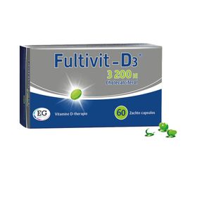 Fultivit-D3 3200 I.E. | Vitamine D3 | Behandeling van een Vitamine D Tekort