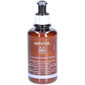 Apivita Cleansing Creamy Foam Face & Eyes Olive & Lavender & Propolis