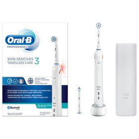 Oral B Professional 3 Soin Gencives Brosse à Dents Électrique Blanche