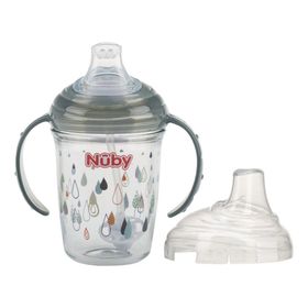 Nûby Antilekbeker met Handvat uit Tritan Print 6 Maanden+