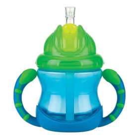 Nûby Gobelet Anti-goutte Flip-It Avec Anses Bleu 12 Mois+