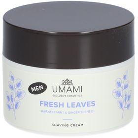 Umami Men Fresh Leaves Shaving Cream Menthe Japonaise et Gingembre