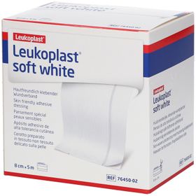 Leukoplast® Soft White Pleister 8 cm x 5 m